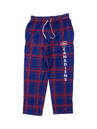 Load image into Gallery viewer, Men's Stretch Plaid Pajama Pants --Montreal Canadiens
