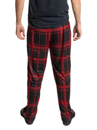 Load image into Gallery viewer, Men's Stretch Plaid Pajama Pants -- New Jersey Devils
