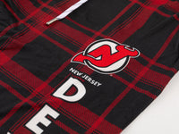 Load image into Gallery viewer, Men's Stretch Plaid Pajama Pants -- New Jersey Devils
