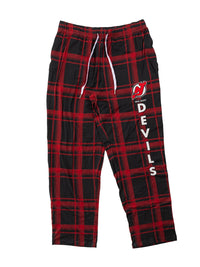 Load image into Gallery viewer, Men's Stretch Plaid Pajama Pants -- New Jersey Devils
