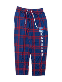 Load image into Gallery viewer, |Men's Stretch Plaid Pajama Pants --New York Rangers
