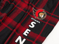 Load image into Gallery viewer, Men's Stretch Plaid Pajama Pants - Ottawa Senators
