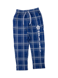 Load image into Gallery viewer, Men's Stretch Plaid Pajama Pants -- Toronto Maple Leafs
