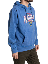 Load image into Gallery viewer, Florida Panthers Distressed Logo Unisex Blue Acid Wash Hoodie
