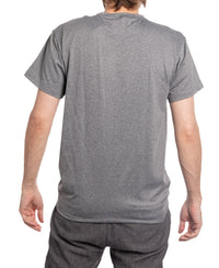 Load image into Gallery viewer, Pittsburgh Penguins NHL Men&#39;s Performance Rash Guard Base Layer Moisture-Wicking T-Shirt - Grey
