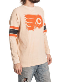 Load image into Gallery viewer, Philadelphia Flyers Long Sleeve Waffle Crewneck
