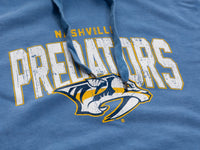 Load image into Gallery viewer, Nashville Predators Distressed Logo Unisex Blue Acid Wash Hoodie
