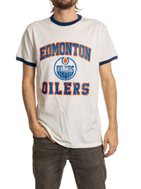 Load image into Gallery viewer, Edmonton Oilers Ringer T-shirt

