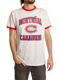 Load image into Gallery viewer, Montreal Canadiens Ringer T-shirt
