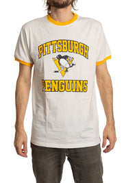 Load image into Gallery viewer, Pittsburgh Penguins Ringer T-shirt
