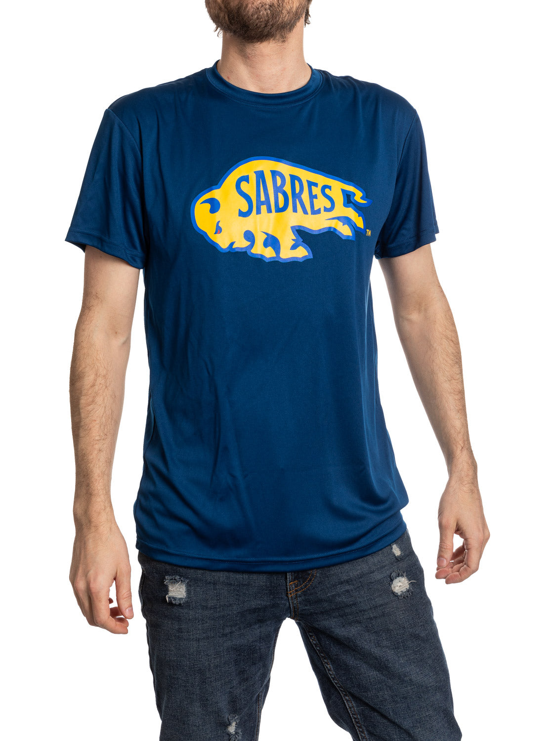 Buffalo Sabres Short Sleeve Rashguard T Shirt - Alternate Logo