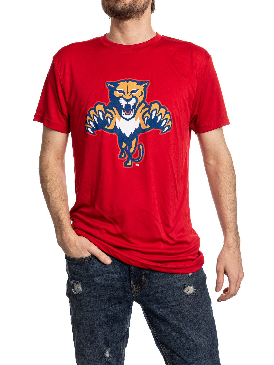 Florida Panthers Short Sleeve Rashguard T Shirt - Alternate Logo