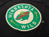 Load image into Gallery viewer, Minnesota Wild Short Sleeve Rashguard T Shirt - Alternate Logo

