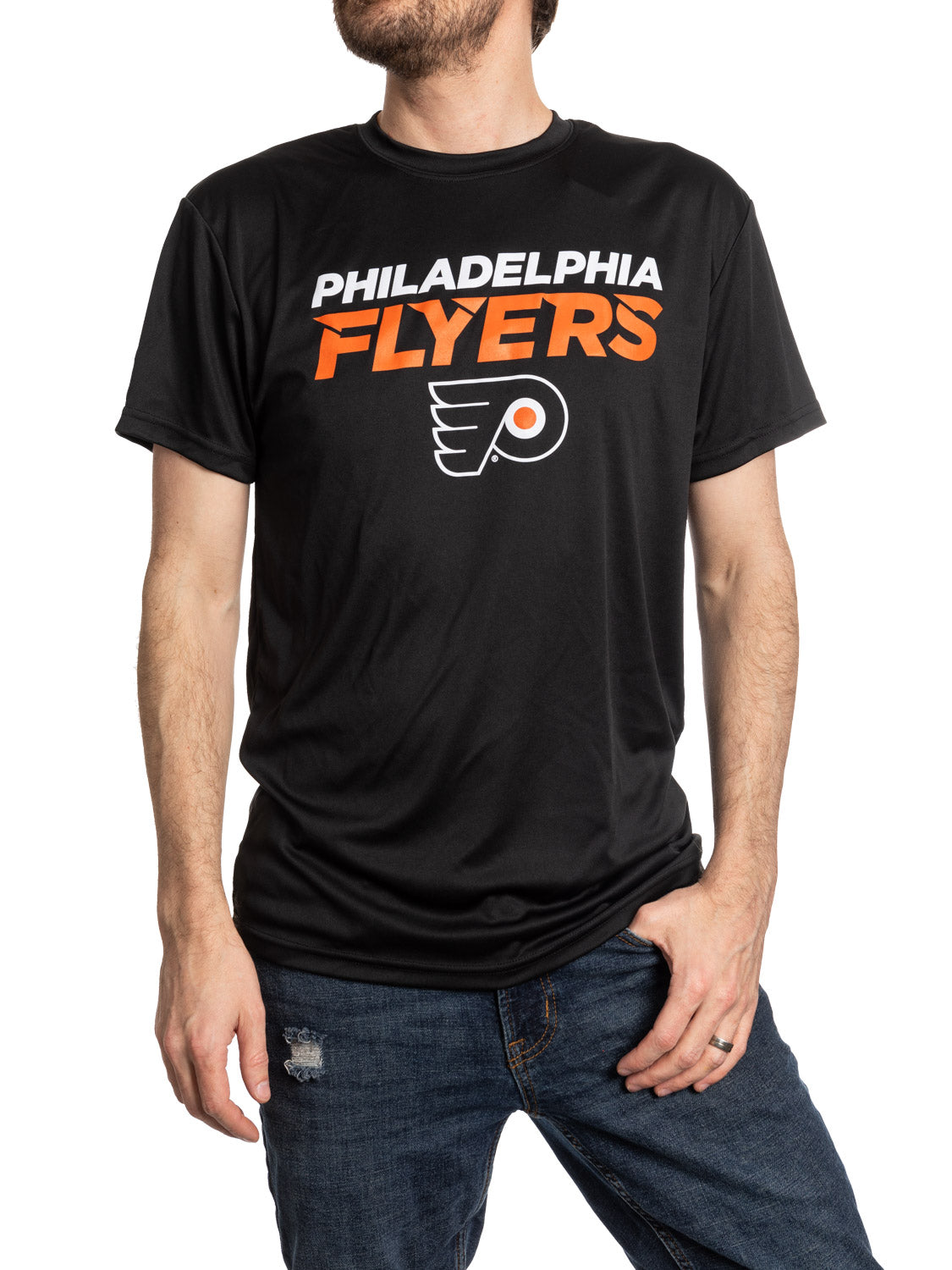 Philadelphia Flyers Short Sleeve Rashguard T Shirt - Alternate Logo