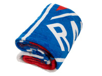 Load image into Gallery viewer, New York Rangers NHL Ultra-Plush Flannel Plaid Throw Blanket (50&quot; by 60&quot;)

