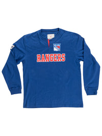 Load image into Gallery viewer, New York Rangers Long Sleeve Henley
