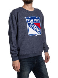 Load image into Gallery viewer, New York Rangers NHL Unisex Cabin Crew Neck Sweater with Chenille logo
