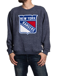 Load image into Gallery viewer, New York Rangers NHL Unisex Cabin Crew Neck Sweater with Chenille logo
