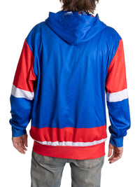 Load image into Gallery viewer, New York Rangers Hockey Lace Hoodie
