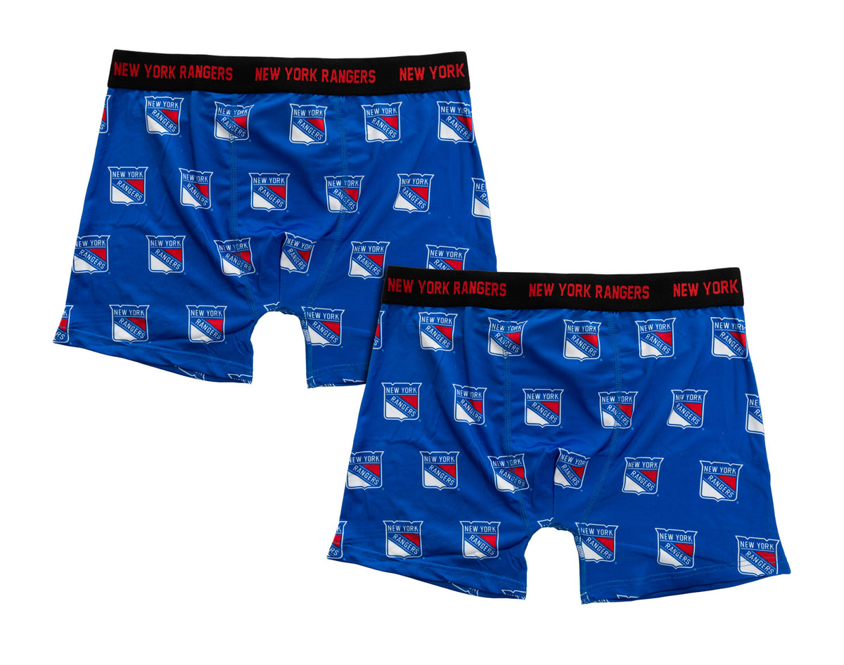 Men's New York Rangers Premium Boxer Briefs - 2 Pack Underwear