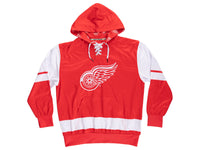 Load image into Gallery viewer, Detroit Red Wings Hockey Lace Hoodie
