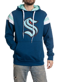 Load image into Gallery viewer, Seattle Kraken Varsity Retro Style Hoodie
