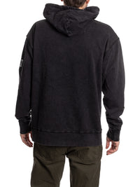 Load image into Gallery viewer, Dallas Stars Distressed Logo Unisex Black Acid Wash Hoodie
