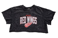 Load image into Gallery viewer, Detroit Red Wings Acid Wash Crop Top
