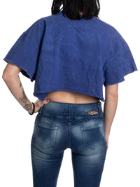 Load image into Gallery viewer, Nashville Predators Acid Wash Crop Top
