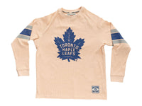 Load image into Gallery viewer, Toronto Maple Leafs Long Sleeve Waffle Crewneck
