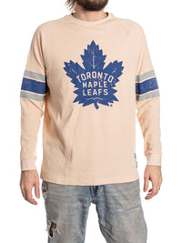 Load image into Gallery viewer, Toronto Maple Leafs Long Sleeve Waffle Crewneck
