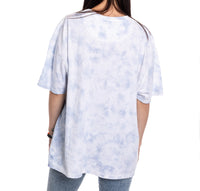 Load image into Gallery viewer, Premium Toronto Maple Leafs Blue Tie Dye Oversized Women&#39;s T-Shirt

