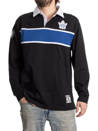 Load image into Gallery viewer, Toronto Maple Leafs Rugby Shirt Blackout Edition
