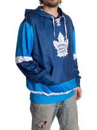 Load image into Gallery viewer, Toronto Maple Leafs Hockey Lace Hoodie
