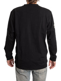 Load image into Gallery viewer, Toronto Maple Leafs Long Sleeve Henley Blackout Edition
