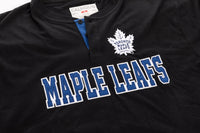 Load image into Gallery viewer, Toronto Maple Leafs Long Sleeve Henley Blackout Edition
