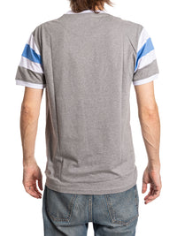 Load image into Gallery viewer, Toronto Maple Leafs Shoulder Stripe vintage varsity T-Shirt
