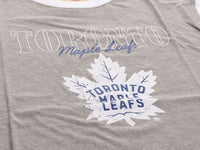 Load image into Gallery viewer, Toronto Maple Leafs Shoulder Stripe vintage varsity T-Shirt
