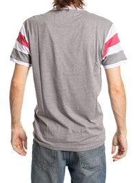 Load image into Gallery viewer, Montreal Canadiens Shoulder Stripe vintage varsity T-Shirt
