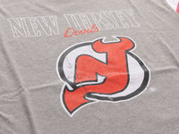 Load image into Gallery viewer, New Jersey Devils Shoulder Stripe vintage varsity T-Shirt
