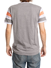 Load image into Gallery viewer, Philadelphia Flyers Shoulder Stripe vintage varsity T-Shirt
