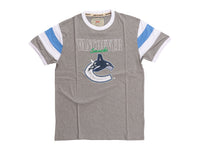 Load image into Gallery viewer, Vancouver Canucks Shoulder Stripe vintage varsity T-Shirt

