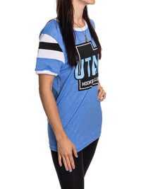 Load image into Gallery viewer, Utah Hockey Club Ladies&#39; Relaxed Fit Varsity Style Retro Tshirt
