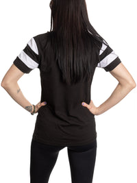 Load image into Gallery viewer, Philadelphia Flyers Women&#39;s Retro Varsity V-Neck T-Shirt
