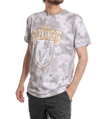 Load image into Gallery viewer, Vegas Golden Knights Grey Cloud Tie Dye T-Shirt
