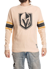 Load image into Gallery viewer, Vegas Golden Knights Long Sleeve Waffle Crewneck
