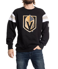 Load image into Gallery viewer, Vegas Golden Knights Varsity Retro Style Crewneck Sweater
