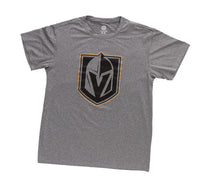 Load image into Gallery viewer, Vegas Golden Knights NHL Men&#39;s Performance Rash Guard Base Layer Moisture-Wicking T-Shirt - Grey
