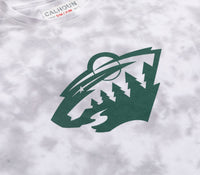 Load image into Gallery viewer, Premium Minnesota Wild Grey Tie Dye Oversized Women&#39;s T-Shirt
