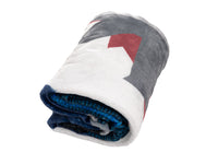 Load image into Gallery viewer, Winnipeg Jets NHL Ultra-Plush Flannel Plaid Throw Blanket (50&quot; by 60&quot;)
